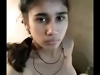 Sexy indian teenager bang-out in bathroom
