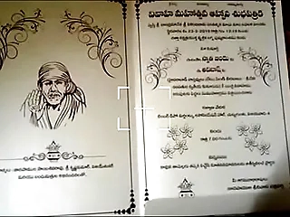 Swathi naidu’s nuptial summons card